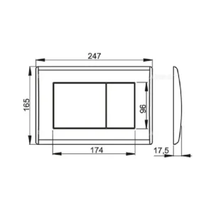 ALCA PLAST Basic 17 M1743 tehnički prikaz