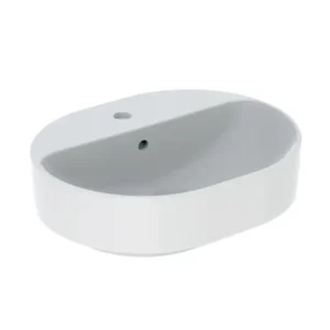 Geberit VariForm elipsasti nadgradni lavabo sa otvorom za slavinu 60 × 45 cm beli (500.777.01.2) Geberit VariForm elipsasti nadgradni lavabo sa otvorom za slavinu 60 × 45 cm beli (500.777.01.2)