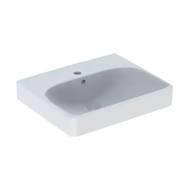 Geberit Smyle mali zidni lavabo sa otvorom za slavinu 50 × 41 cm beli (500.256.01.1)