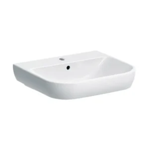 Geberit Smyle zidni lavabo sa otvorom za slavinu 55 × 48 cm beli (500.227.01.1)