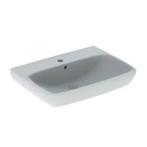 Geberit Selnova Square zidni lavabo sa otvorom za slavinu 65 × 48 cm beli (500.299.01.1)