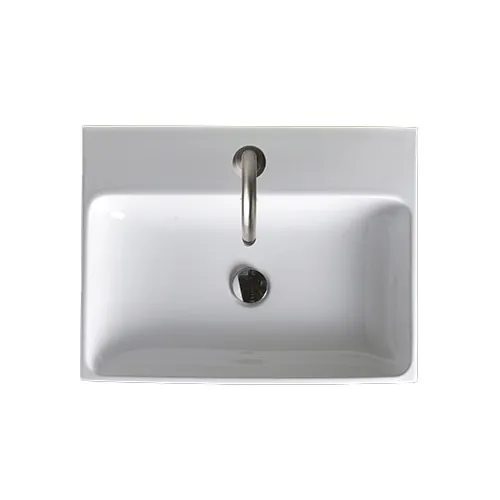 AXA NORMAL LAVABO KVADRATNI BELI WS11101F
