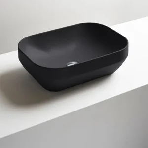 AXA DECUS LAVABO PRAVOUGAONI CRNI 8520007 AXA DECUS LAVABO PRAVOUGAONI CRNI 8520007