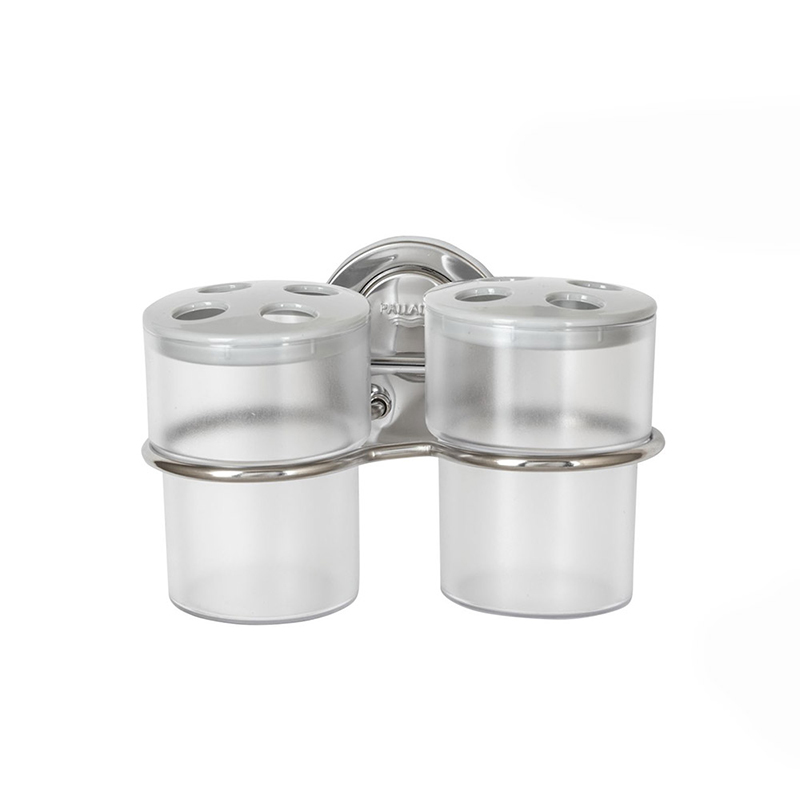 Dvodelni zidni držač čaša Palladio sa dve mat čaše