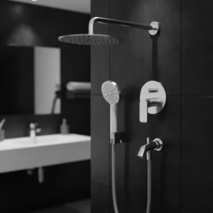 Rosan S2 ugradna slavina za kadu sa tuš ružom, tuš ručicom i izlivom (231701)