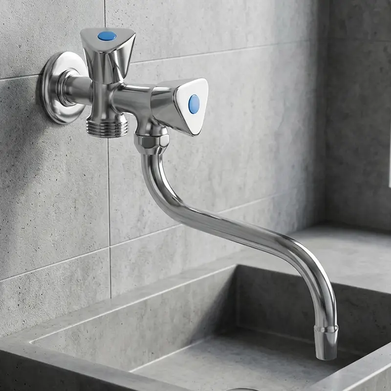 Rosan slavina za lavabo sa priključkom za veš mašinu