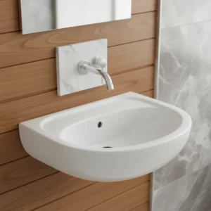 KOLO Idol zidni lavabo bez otvora za slavinu 55 × 43 cm beli (M11055)