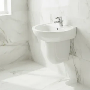 KOLO Idol zidni lavabo sa otvorom za slavinu 55 × 43 cm beli (M11155)