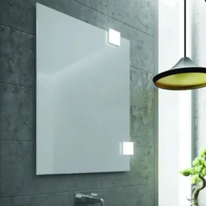 DUBIEL VITRUM Kadr ogledalo 60 × 80 cm DV4594 sa LED osvetljenjem, kvadratnim LED okvirima i IP44 zaštitom