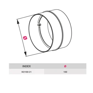 AWENTA KO100 21 tehnicki crtez dimenzije