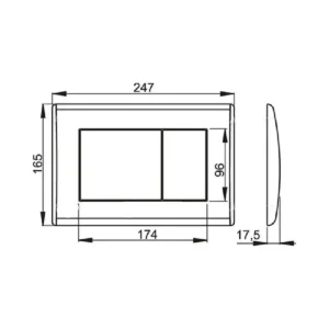 ALCA PLAST Basic 2 M271 tehnički crtež