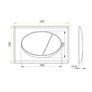 ALCA PLAST Basic 7 M70 tehnički crtež