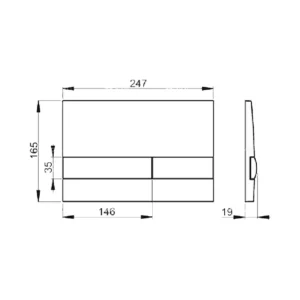 ALCA PLAST Basic 17 M1710 tehnički crtež