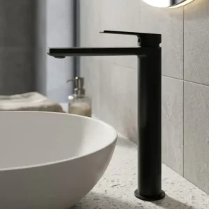 Rosan S2 Black slavina za lavabo visoka hladna voda