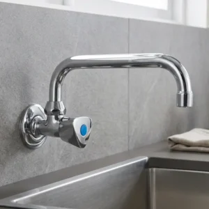 Rosan Sanitary slavina za lavabo gornji izliv samo hladna voda 200mm
