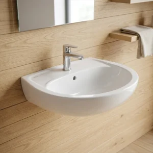 KOLO Idol zidni lavabo sa otvorom za slavinu 50 × 41 cm beli (M11150)