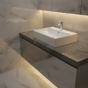 AXA NORMAL LAVABO KVADRATNI BELI WS11101F