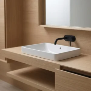 Geberit VariForm pravougaoni ugradni lavabo 55 × 40 cm beli (500.738.01.2)