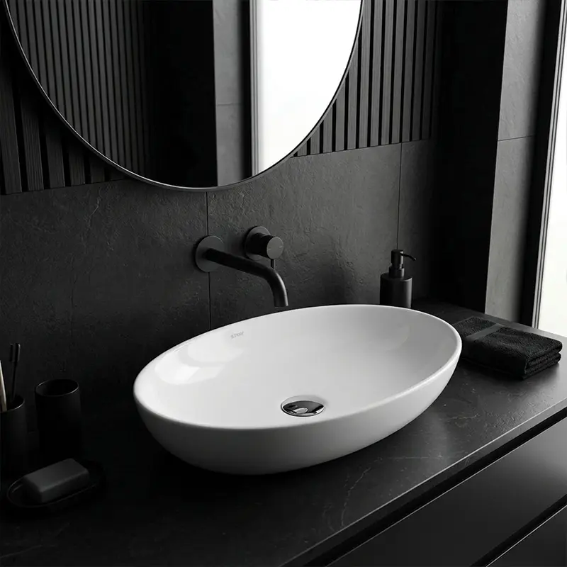 AXA H10 LAVABO OVALNI BELA 8208101