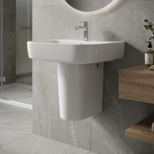 Vitra S20 veliki keramički polustub za lavabo beli (CVS30)