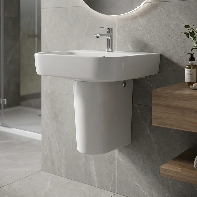 Vitra S20 veliki keramički polustub za lavabo beli (CVS30)