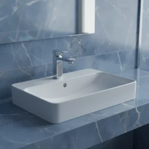 Geberit VariForm nadgradni lavabo sa otvorom za slavinu 60 × 45 cm beli (500.780.01.2)
