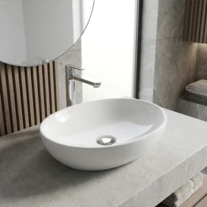 AXA H10 LAVABO OVALNI BELA 8208001