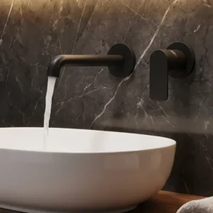 Rosan S2 Black slavina za lavabo ugradna
