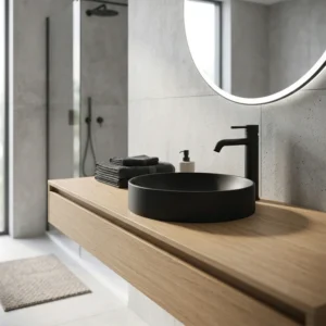 AXA DP LAVABO UGRADNI CRNI 8420007
