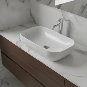 AXA DECUS LAVABO PRAVOUGAONI BELI 8530001