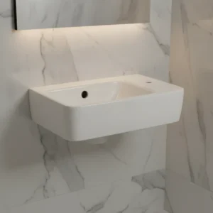 Geberit Selnova Compact zidni lavabo 40 × 25 cm sa otvorom za slavinu desno (501.517.00.1)