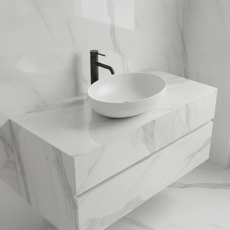 AXA DECUS LAVABO OVALNI BELI MAT 8510012