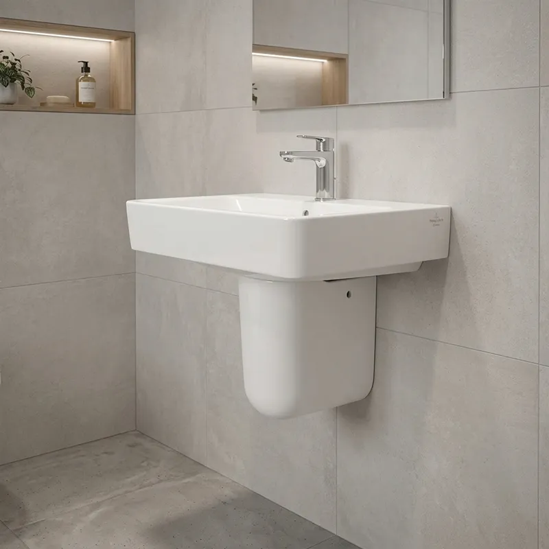 Villeroy & Boch O.novo polustub za lavabo beli (52660001)