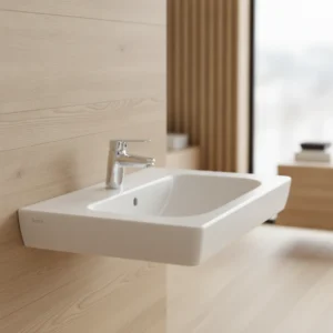 Vitra S20 konzolni lavabo za kupatilski ormarić 65 × 46 cm beli (5522B003-0001)