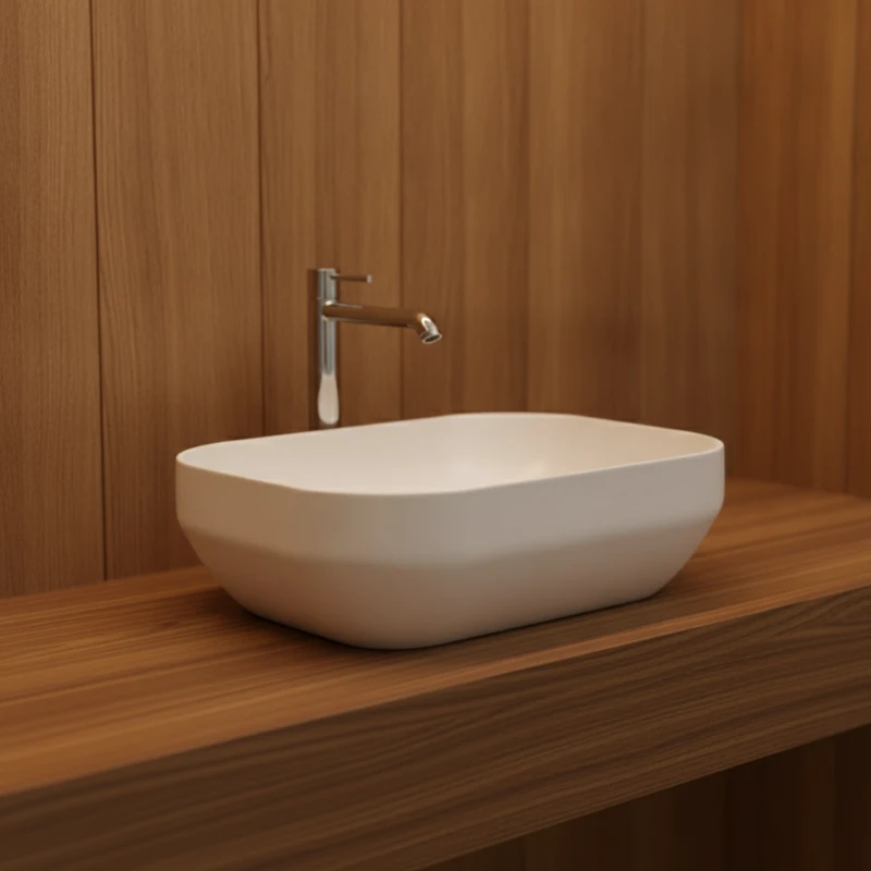 AXA DECUS LAVABO PRAVOUGAONI BELI 8530012