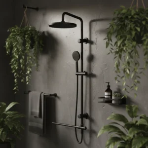 Rosan Tussh & Co Dark konzola tuša komplet