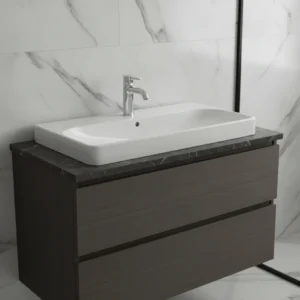Geberit Smyle zidni lavabo sa otvorom za slavinu 60 × 48 cm beli (500.229.01.1)