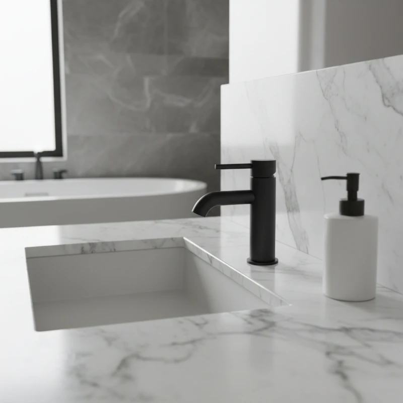 Rosan Dark slavina za lavabo