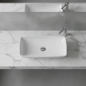 AXA H10 nadgradni i podgradni lavabo 60 × 32 cm beli sjaj (8108501)