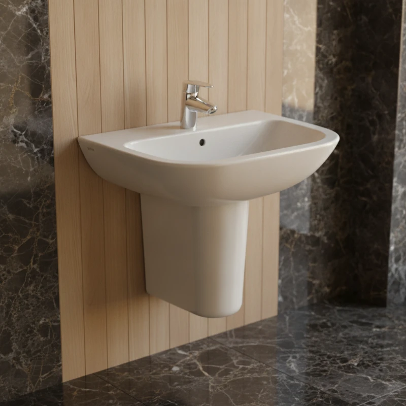 Vitra S20 zidni lavabo 55 × 44 cm beli (5502L003-0001)