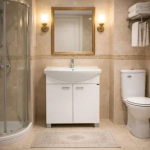 Lavabo sa ormaricem Pino Art Klasik 75 cm bela