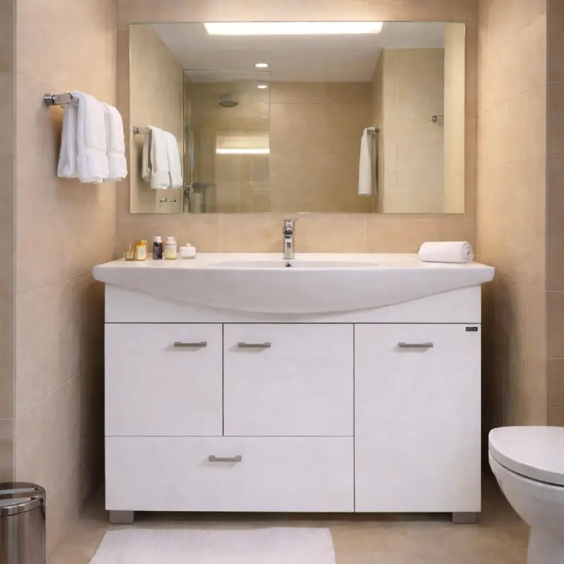 Lavabo sa ormaricem Pino Art Klasik 95 cm bela