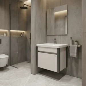 Lavabo sa ormaricem Pino Art Twist 55 cm drvo