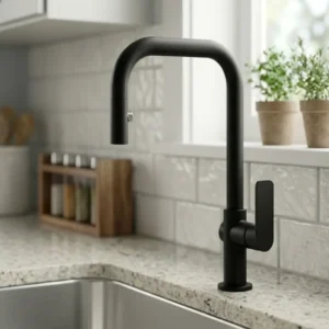 Rosan S2 Black 238501B slavina za sudoperu izvlačni tuš