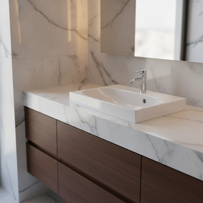 GEBERIT LAVABO 45X38,2 CM ACANTO 500.636.01.2