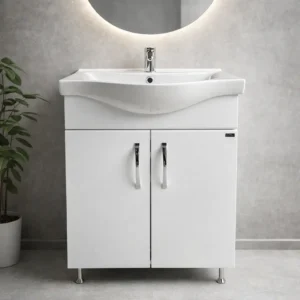Pino Art Albatros lavabo sa ormarićem 55 cm bela
