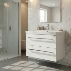Lavabo sa ormaricem Pino Art Sigma 60 cm bela