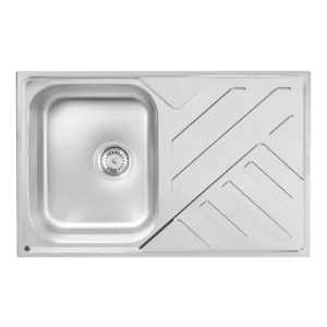 Metalac Aurora 1D inox sudopera 79x50 cm Ø90 186323