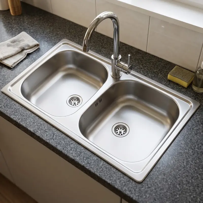 Metalac Luna Flex 2D polirana inox sudopera 77x43,5 cm Ø60 056690