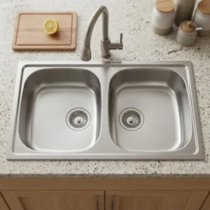 Metalac Luna Flex 2D reljefna inox sudopera 123321 Metalac Luna Flex 2D reljefna inox sudopera 77x43,5 cm Ø90 123321